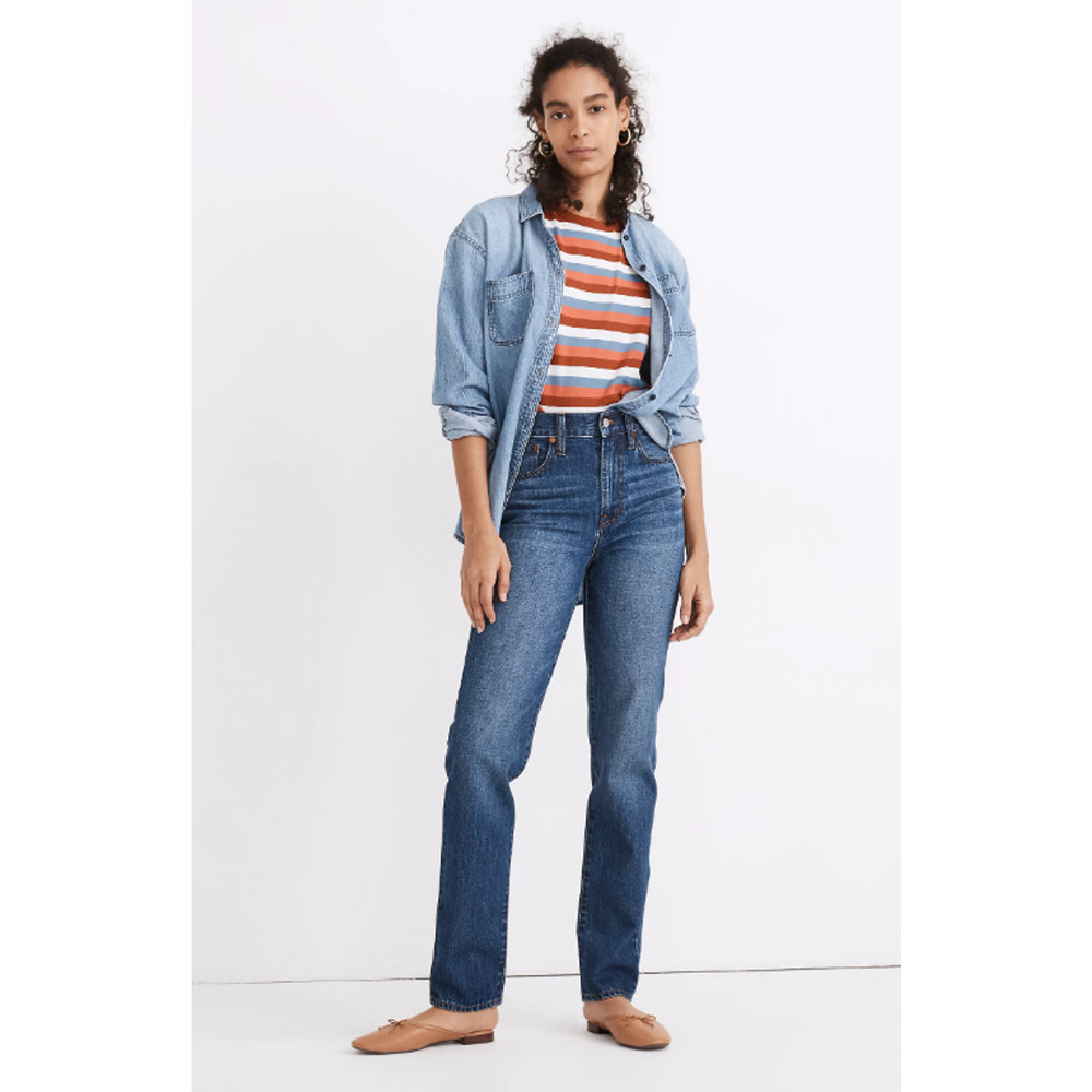 Madewell THE PERFECT VINTAGE High Waisted Jeans 28 Blue Concordia Full L…